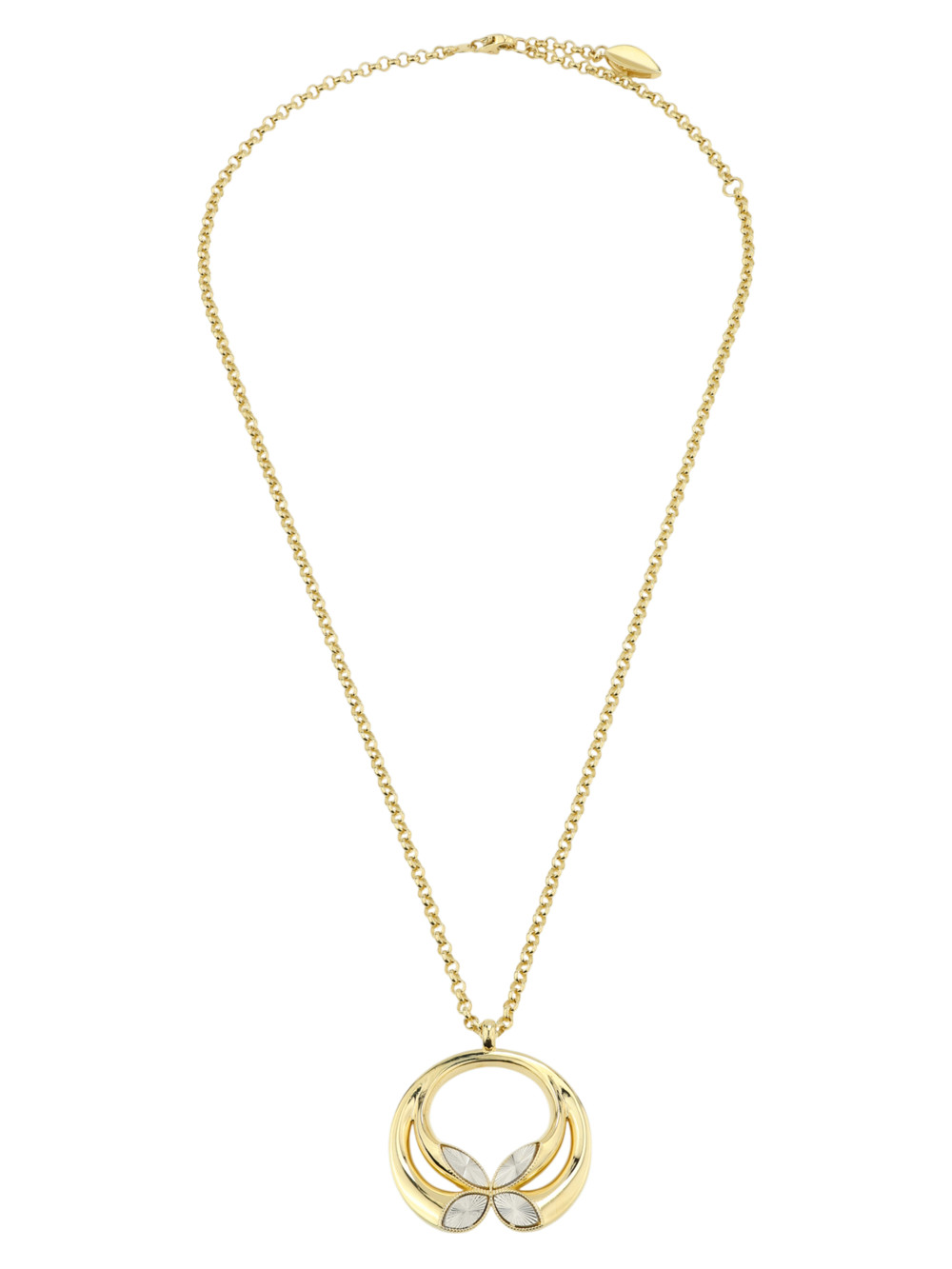 Колье из лимонного золота